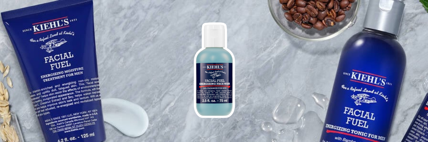 Gel de curatare energizant pentru barbati Facial Fuel Energizing Face Wash Kiehl's